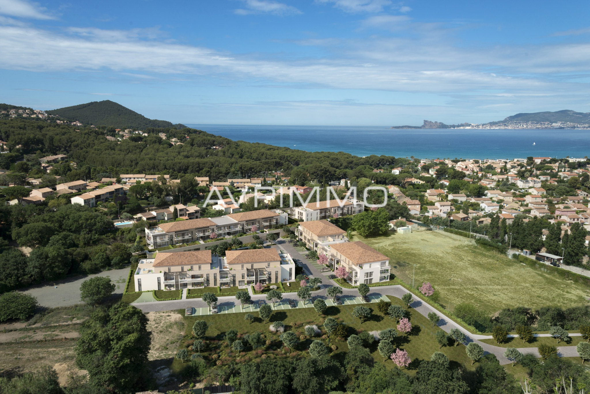 Programme neuf SaintCyrsurMer Type 2 au 1er et dernier étage AVP Immo
